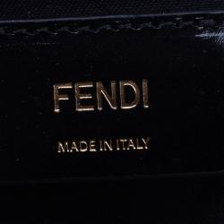 Pre Owned Fendi Croc Embossed Leather 2Jours Mini Tote