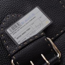 Pre Owned Fendi Black Leather Selleria Shoulder Bag