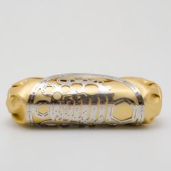 Pre Owned Fendi Gold Embellished Evening Clutch