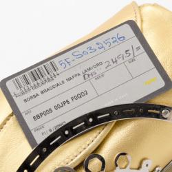 Pre Owned Fendi Gold Embellished Evening Clutch