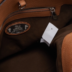 Pre Owned Fendi Brown Leather Large Anna Shoulder Bag