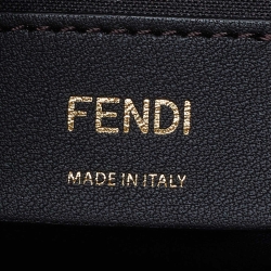 Fendi Peach Leather Small Fendigraphy Hobo