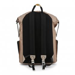 Pre Owned Fendi Brown Nylon and Leather Backpack