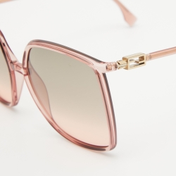 Fendi Pink Gradient FF0431/G Oversized Sunglasses