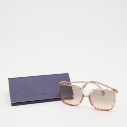 Fendi Pink Gradient FF0431/G Oversized Sunglasses