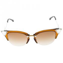 Pre Owned نظارة شمسية فندي إيريديا FF 0041/S متعددة  الألوان/ بنية