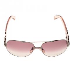 مملوكة مسبقًا Fendi Pink FS411 Aviator Sunglasses