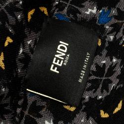 مملوكة مسبقًا وشاح فندي مونستر أي أطراف شراشيب متعدد الألوان