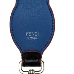Pre Owned Fendi Multicolor Leather Embellished Interchangeable Shoulder Strap