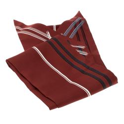 Pre Owned وشاح فندي ماكسي رابي حرير نقوش مونستر أحمر