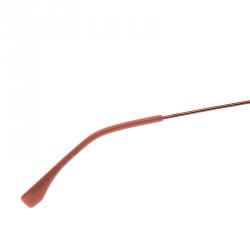 Pre Owned نظارة شمسية فندي FF 0177/S ميرور برتقالية ميتاليك مستديرة