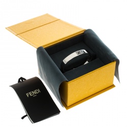 مملوكة مسبقًا سوار فندي فندستا كريستال فضي اللون M