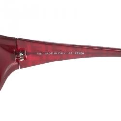 مملوكة مسبقًا Fendi Bordeaux/Burgundy Gradient FS5146 Rectangle Sunglasses
