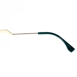 مملوكة مسبقًا Fendi Azure Blue/ Green Gradient FF 0241/S Waves Square Sunglasses 