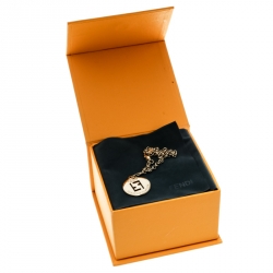 Pre Owned سوار فندي FF ايدينتيفيكيشن ذهبي وردي