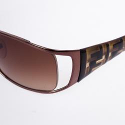 مملوكة مسبقًا Fendi Zucca Temple Sunglasses