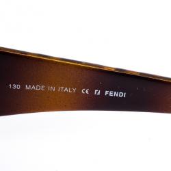 مملوكة مسبقًا Fendi Zucca Temple Sunglasses