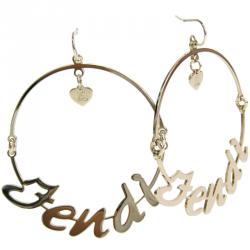 Louis Vuitton / Fendi Hoop / Designer Earrings