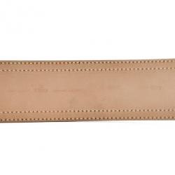 Pre Owned Fendi Purple Patent Leather B Buckle Belt Size 75