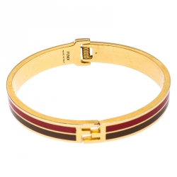 مملوكة مسبقًا سوار فندي فنديستا إيناميل لونين ذهبي