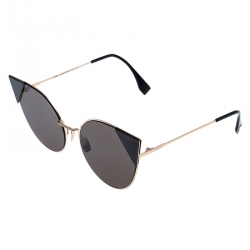 Pre Owned نظارة شمسية فندي FF0191/S عين قطة بنية ذهبية وردية