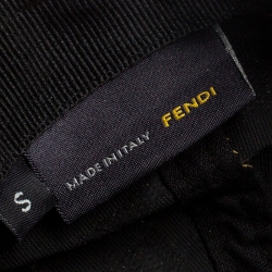 Pre Owned Fendi Brown Zucca Print Baseball Cap S