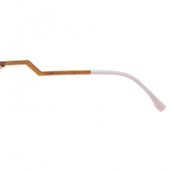 Pre Owned نظارة شمسية فندي غليتر برادايز FF 0137/S متدرجة بنفسجية / لون نحاسي