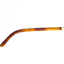 Pre Owned Fendi Brown/Green Gradient Runway Rimless Sunglasses