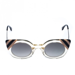 Fendi Clear Stripes/Black FF 0240/S Cateye Sunglasses Fendi | TLC