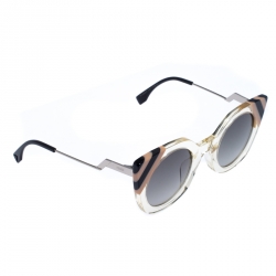 Fendi Clear Stripes/Black FF 0240/S Cateye Sunglasses Fendi | TLC