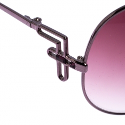 مملوكة مسبقًا Fendi Pink Gradient FS360R Aviators Sunglasses