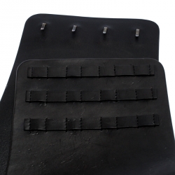 Pre Owned صدرية فندي بلا حمالات جلد سوداء