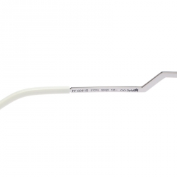 Pre Owned Fendi Silver Tone/ Grey Gradient FF 0041/S Iridia Cat Eye Sunglasses