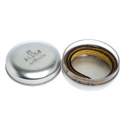 Pre Owned سوار فندي سيليريا لفة مزدوجة جلد أصفر 