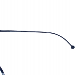 Pre Owned نظارة شمسية فندي 0285/S ران اواي مطبوعة كليشيه مستديرة زرقاء اللون