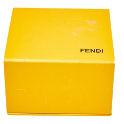 Pre Owned قلادة فندي دلاية أيدينتيفيكيشن لون ذهبي