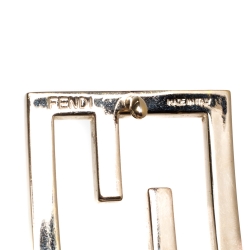 Pre Owned Fendi Multicolor Zucca Coated Canvas FF Logo Belt 90CM