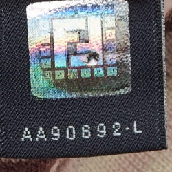 مملوكة مسبقًا Fendi Pink Zucca FF Wool Pom-Pom Beanie