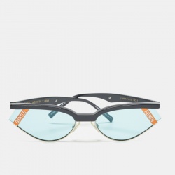 Pre Owned Fendi x Gentle Monster Blue Acetate FF0369/S Gentle Fendi Cat Eye Sunglasses