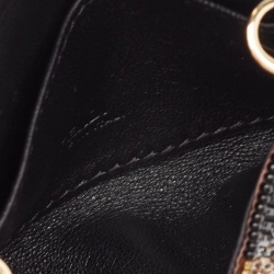 Pre Owned Fendi Black/Gold FF Beaded Nano Baguette Charm 