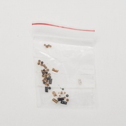 Pre Owned Fendi Black/Gold FF Beaded Nano Baguette Charm 