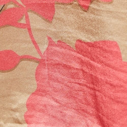 Pre Owned Fendi Rose Print Silk Camicia Shirt M