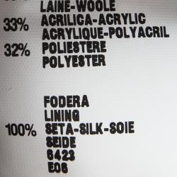 مملوكة مسبقًا Fendi Black Textured Short Sleeve Blazer S