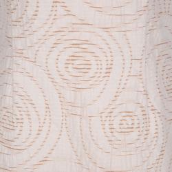 مملوكة مسبقًا Fendi Blush Pink Perforated Patterned Dress and Shrug Set M