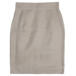 Fendi Collarless Silk Skirt Suit M
