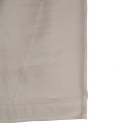 Fendi Collarless Silk Skirt Suit M