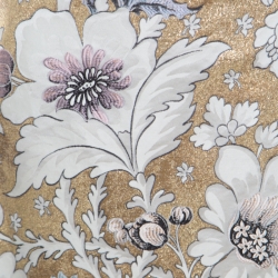 Pre Owned Fendi Metallic Floral Jacquard Tie Detail Apron Skirt S