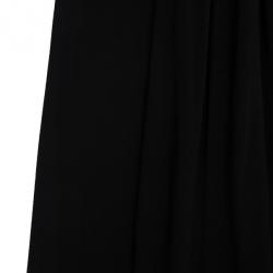 Pre Owned Fendi Cotton Stretch One Shoulder Maxi Dress XS