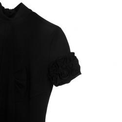 مملوكة مسبقًا D and G Frill Sleeve Black Dress M