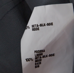 Pre Owned Fendi Grey-Teal Chiffon Corset Bodice Ruched & Draped Short Strapless Dress S